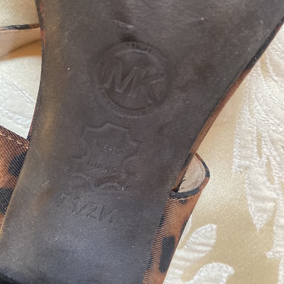 Michael Michael Kors leopard print high heel sandals - Picture 10 of 12